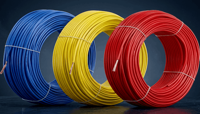 Primary Color Spooled Electrical Wire
